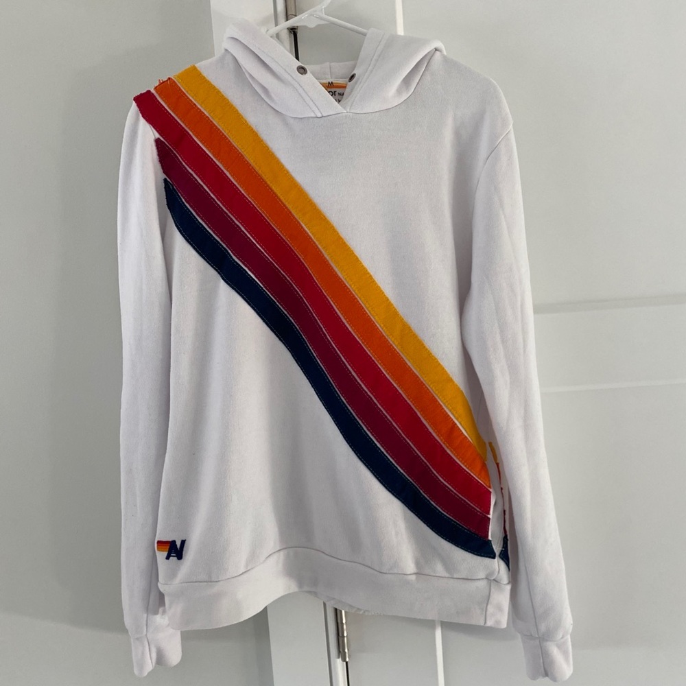 AVIATOR NATION WHITE HOODIE